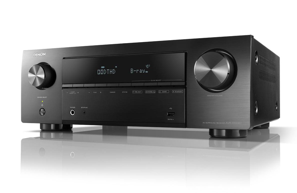 Возможность работы с низкоомной акустикой позволяет AVR-X550BT раскачивать широкий диапазон спикеров от самых известных производителей