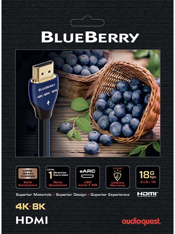 AudioQuest HDMI BlueBerry 4K-8K 2.0 