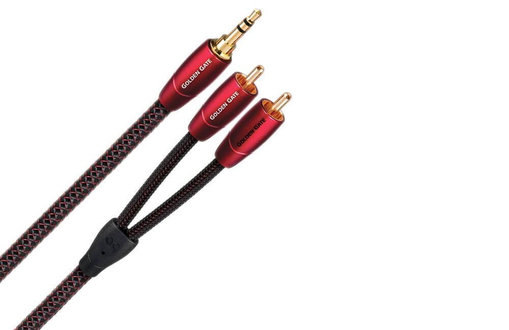 AudioQuest Golden Gate 3.5-mm - 2 RCA 1,5 