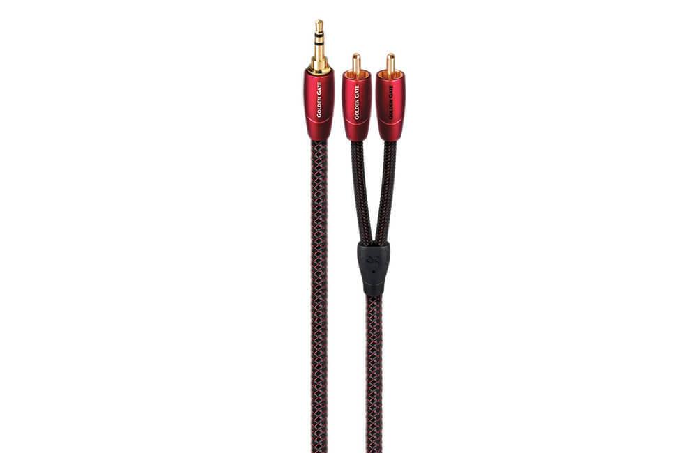 AudioQuest Golden Gate 3.5-mm - 2 RCA 1,5 