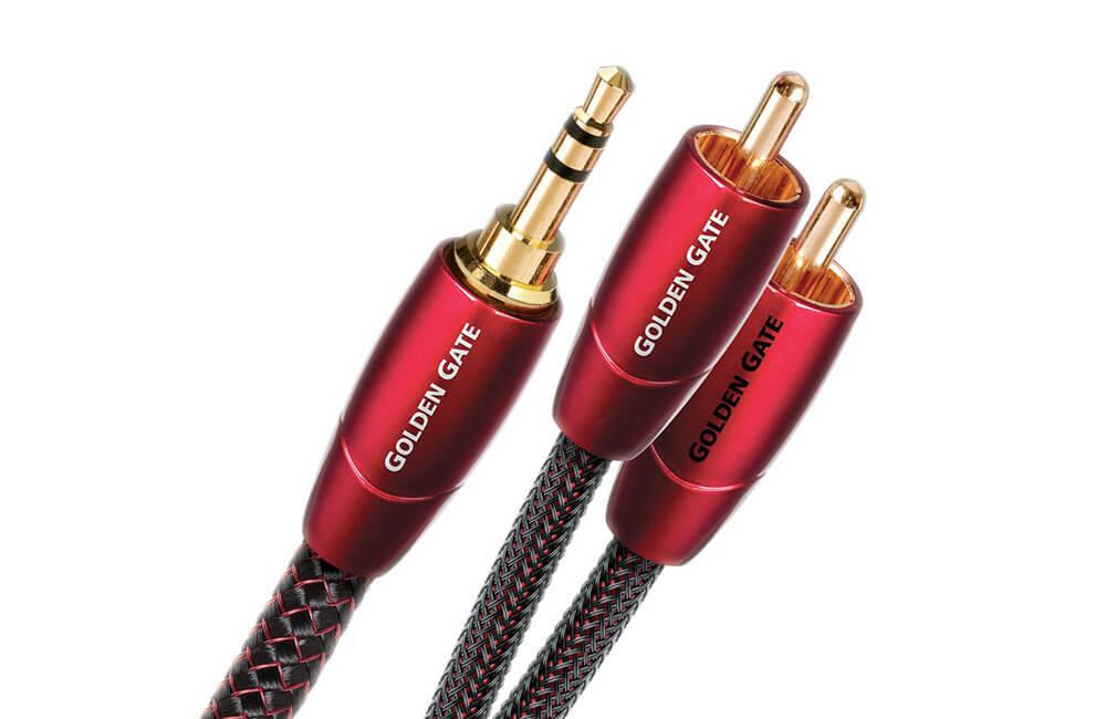 AudioQuest Golden Gate 3.5-mm - 2 RCA 1,5 