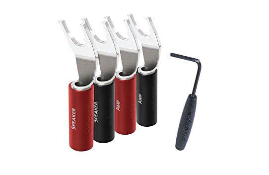 AudioQuest SureGrip 100 Multi-Size Spade Silver