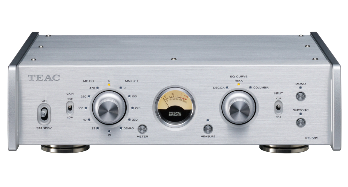 TEAC PE-505 Silver